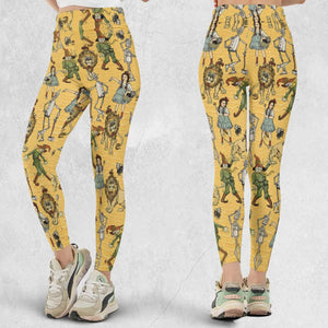 Magic Of Oz Characters Pattern Legging