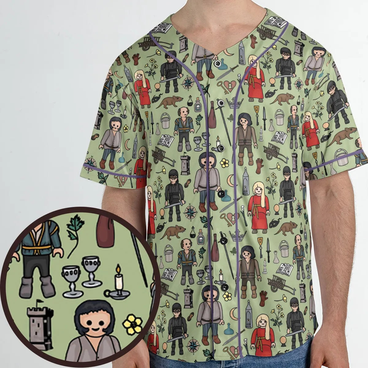 As You Wish Princess Bride Unisex Baseball Jersey