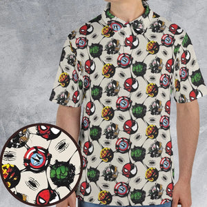 Spider Venom Pattern AOP Men/Women Polo Shirt