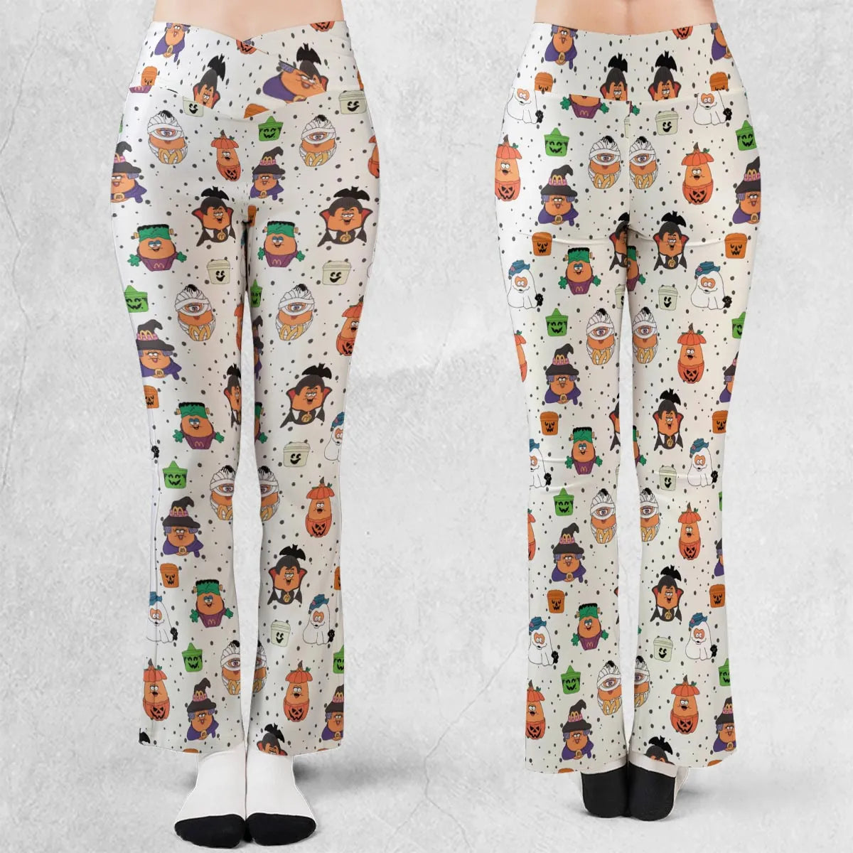 Memorable Friends McNugget Buddies Mcdonalds 1992 Flare Leggings