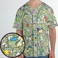 Epic Pokemon Pattern Unisex Baseball Jersey