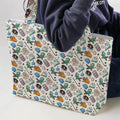 Happy Gilmore Pattern Large Tote Bag