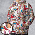 Insane Style The Ren and Stimpy Show All-over Print Hoodie
