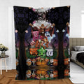 Halloween Food Mascot Themed Fleece Blanket