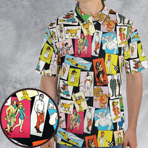 Back To The Day Old Cartoon Shows AOP Men/Women Polo Shirt