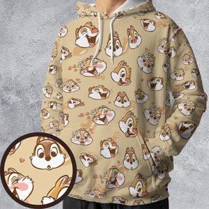 Chip n Dale Rangers All-over Print Hoodie