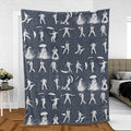 Singin' in the Rain Wall Mural Fleece Blanket