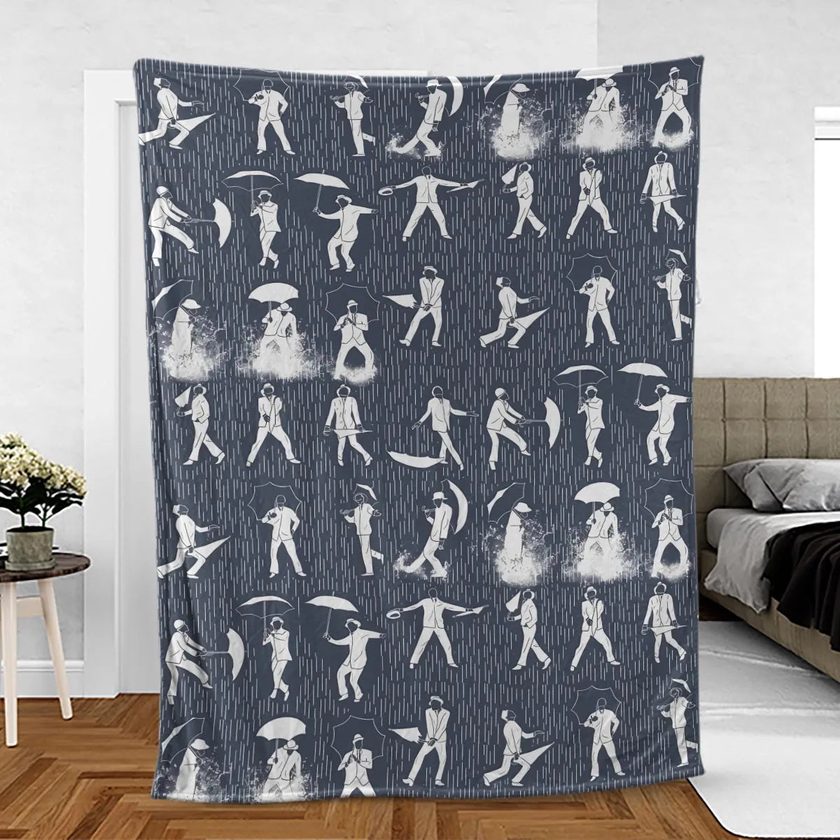 Singin' in the Rain Wall Mural Fleece Blanket