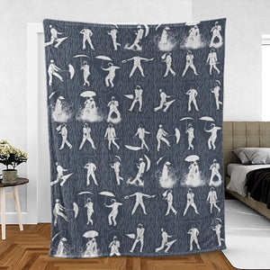Singin' in the Rain Wall Mural Fleece Blanket