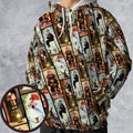 Haunted Mansion Vintage Stretch Pattern All-over Print Hoodie