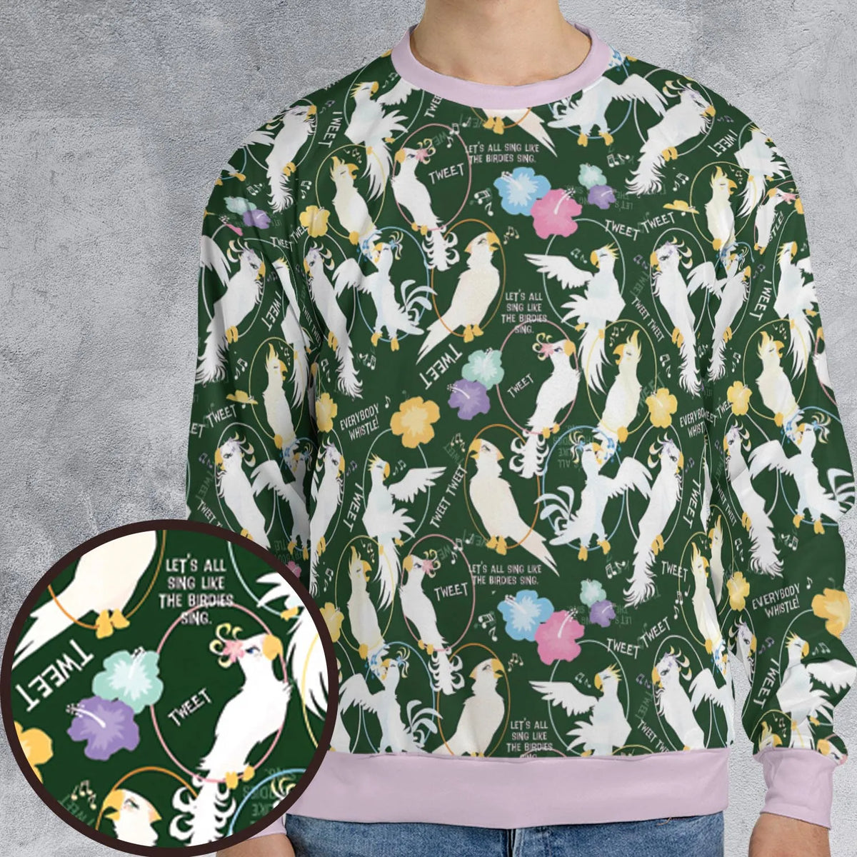 Tiki Room Showgirls All-over Print Sweatshirt