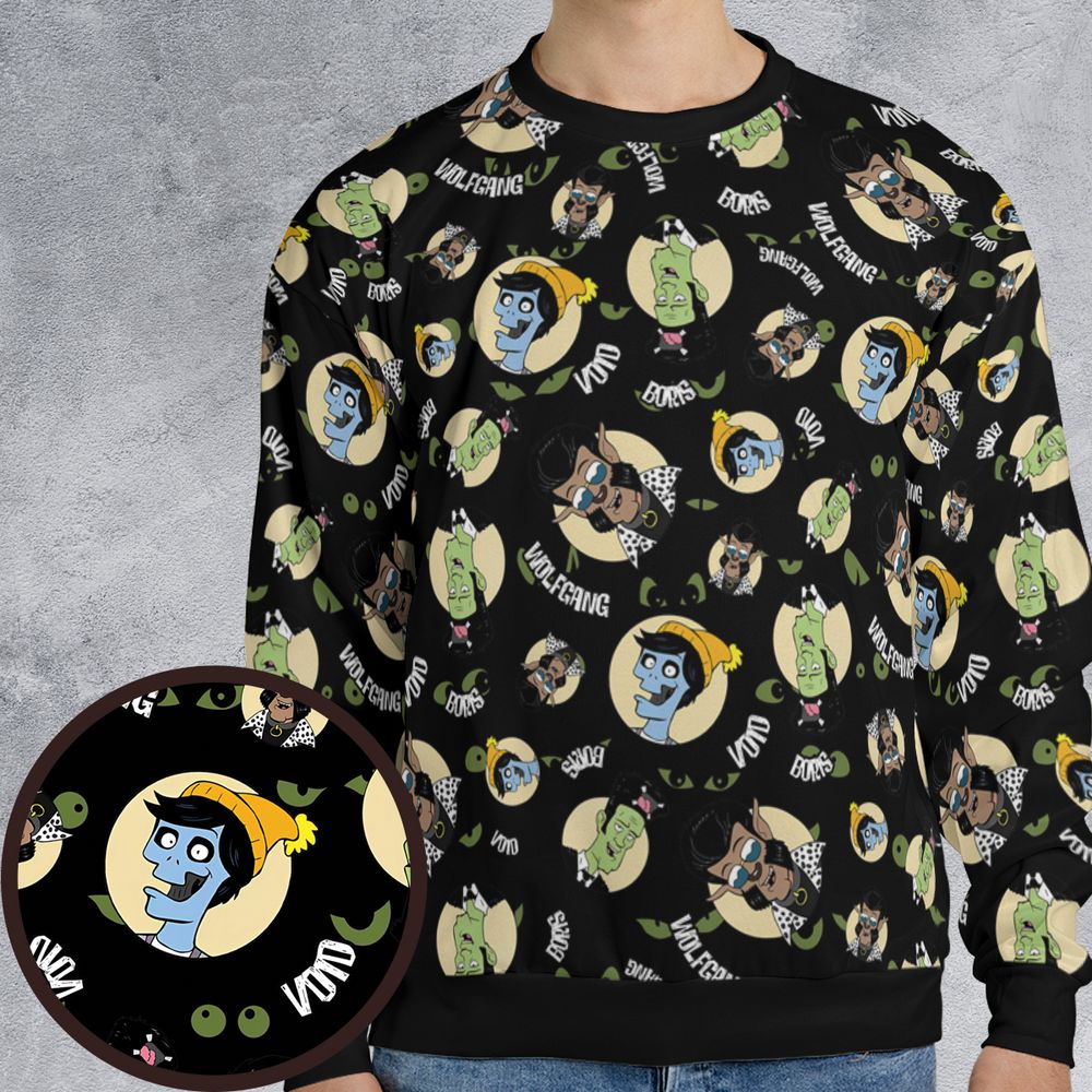 All-over Print Sweatshirt - AZ849VAB -  - 1