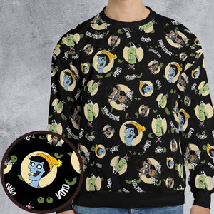 All-over Print Sweatshirt - AZ849VAB -  - 1