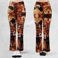 The Goonies Pattern Flare Leggings