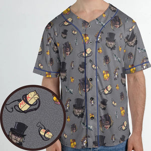 90s Returns Penguin and Catwoman Unisex Baseball Jersey