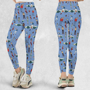 Speed Racer Characters Pattern Legging
