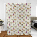 Rock'n The Flintstones Fleece Blanket