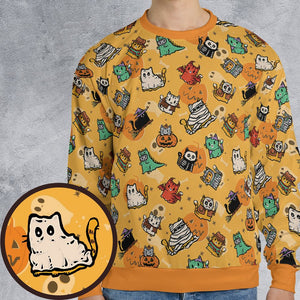 All-over Print Sweatshirt - 9BY7H75E -  - 1