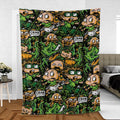 Old Skool Saturday Morning Rugrats Fleece Blanket