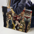 Forrest Gump's Journey Collage Large Tote Bag