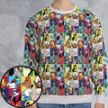 Saturday Morning Nostalgia All-over Print Sweatshirt