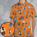 80s Hulk Rock 'n' Wrestling Characters AOP Men/Women Polo Shirt