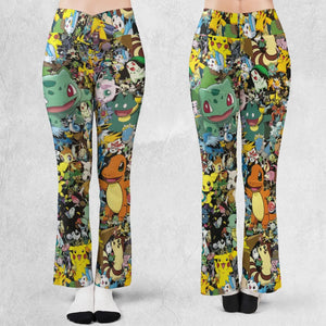Gotta Catch 'em all Pokemon Flare Leggings