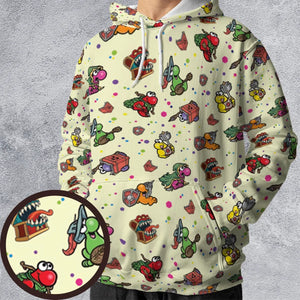 Nerd Candy DnD All-over Print Hoodie