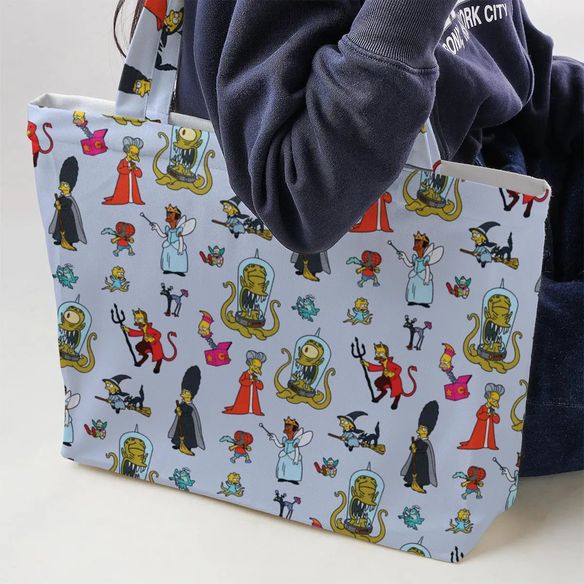Halloween Costume The Simpsons Large Tote Bag