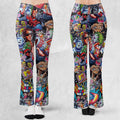 Back To The 80s Pop Culture 80s Movies Characters Flare Leggings