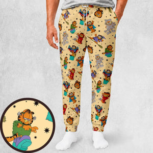 Nostalgic Cat Garfield's Halloween Adventure Sweatpants