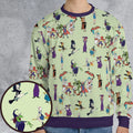70s Witches Cartoon Characters All-over Print Sweatshirt