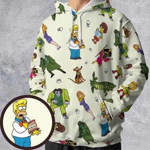 Mystery Simpsons All-over Print Hoodie