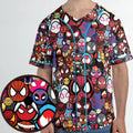 Spide-Mania Spider-Verse Unisex Baseball Jersey