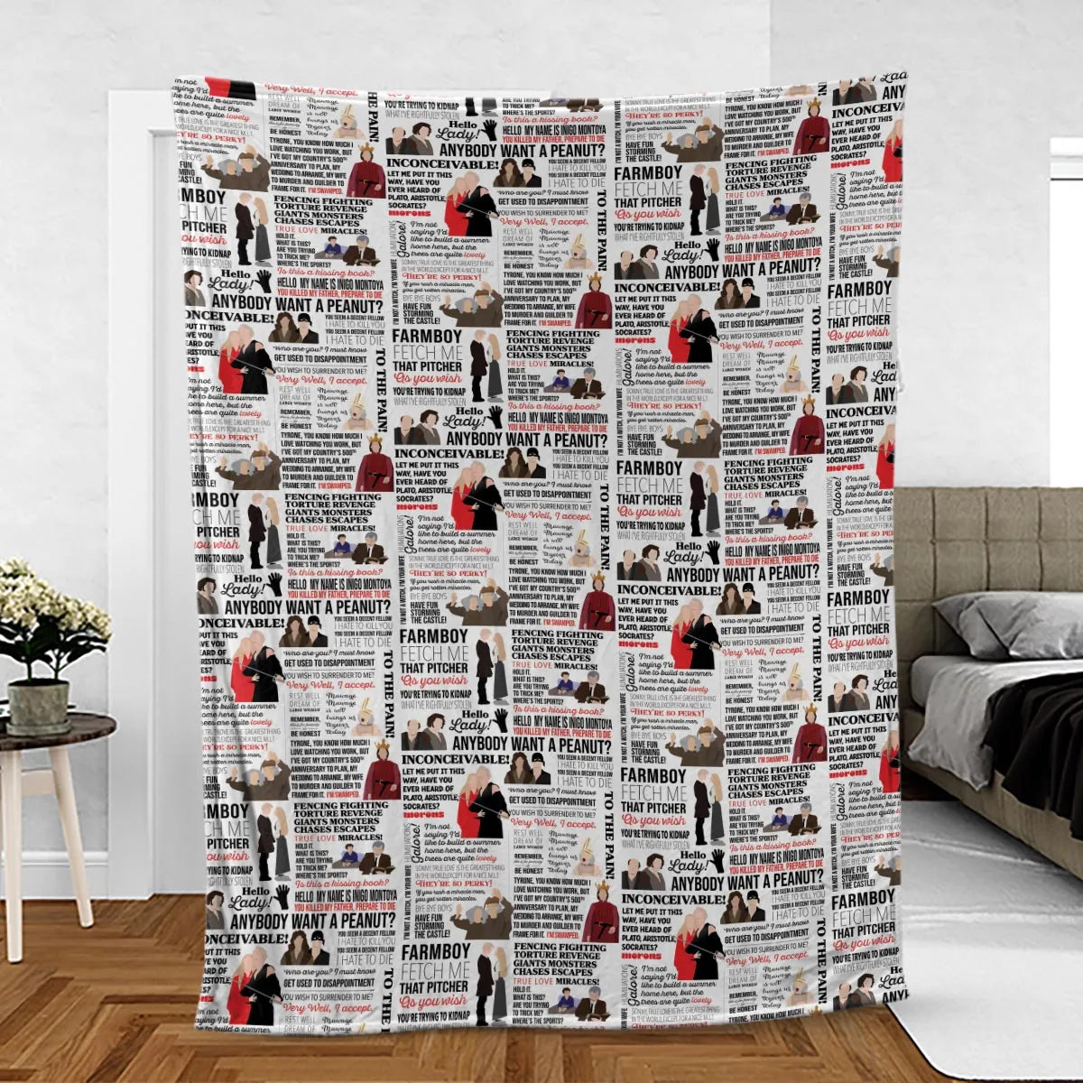 Inconceivable Quotes Fleece Blanket