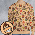All-over Print Sweatshirt - 8LL4KS51 -  - 1