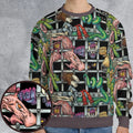 Castle Grayskull Dungeon He-man And The Masters Of The Universe All-over Print Sweatshirt