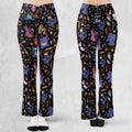 Ghost Buddies Cottagecore Pokemon Patterns Flare Leggings