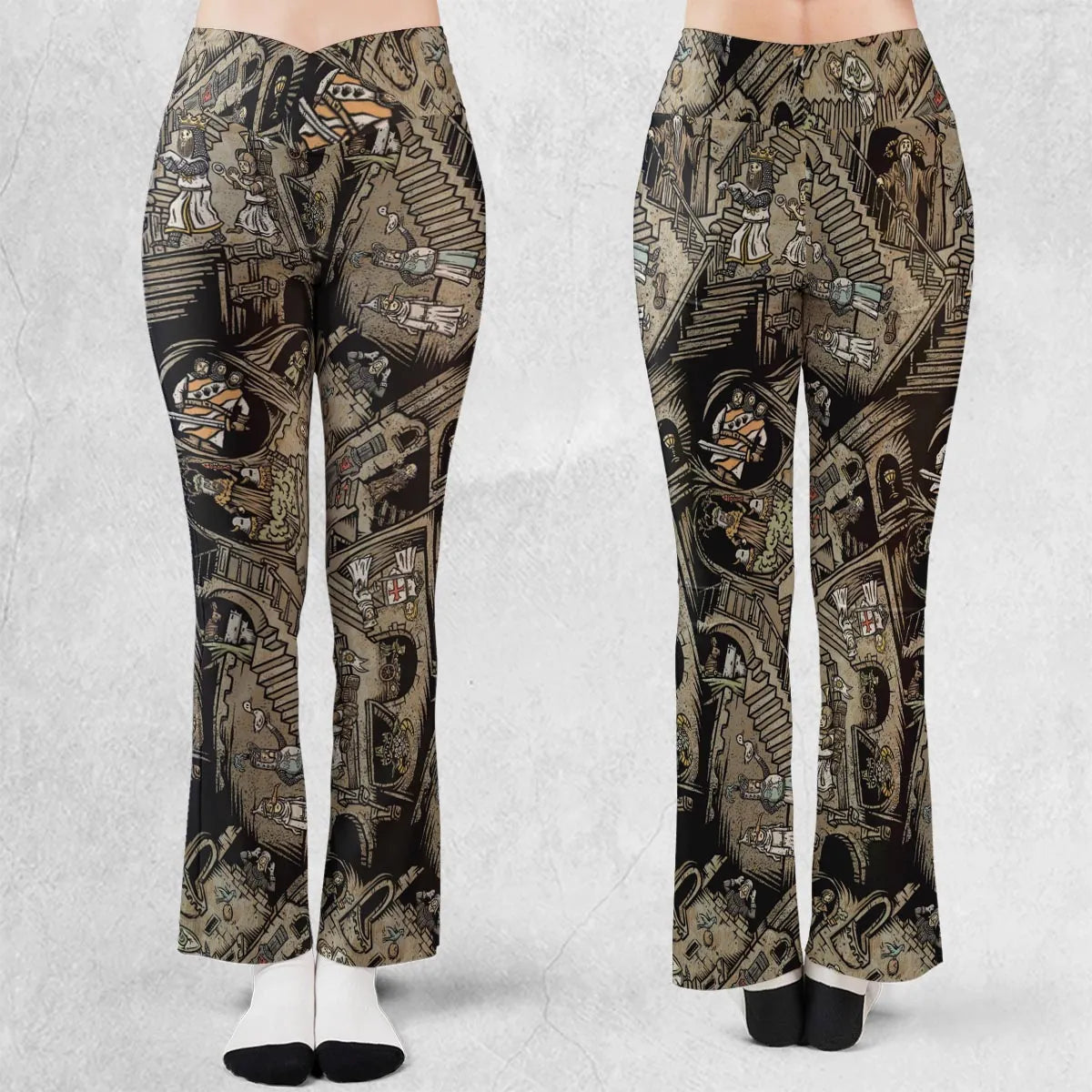 Monty Escher’s Relativity Flare Leggings