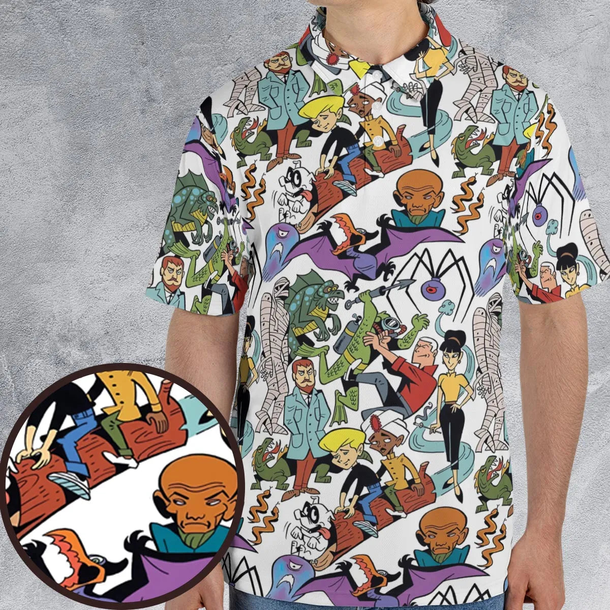 The Adventures Jonny Quest AOP Men/Women Polo Shirt