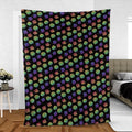 Rainbow Galaxy DnD Fleece Blanket