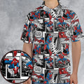 Spider Man Comic Pattern AOP Men/Women Polo Shirt
