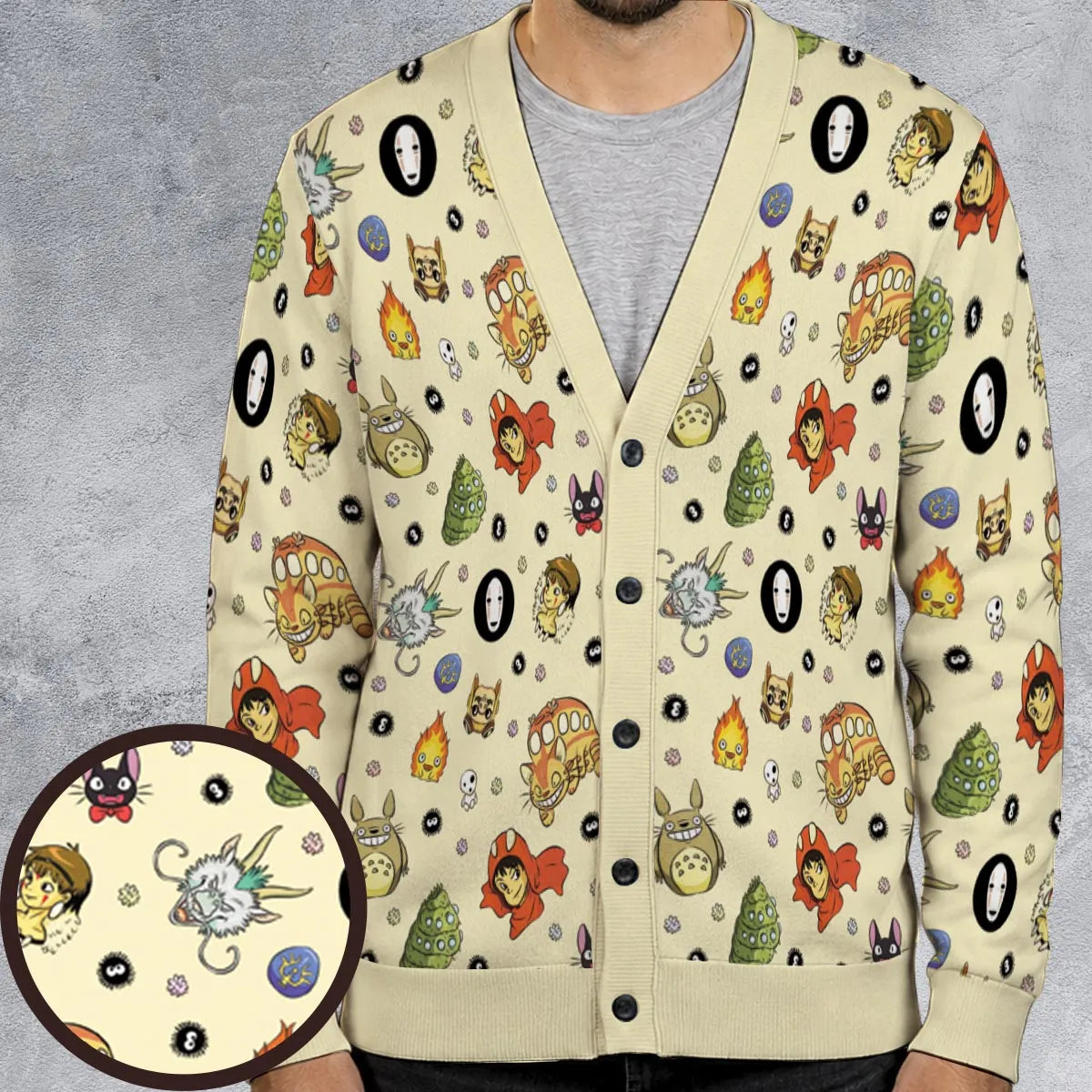 Ghiblipalooza Ghibli Themed Cardigan