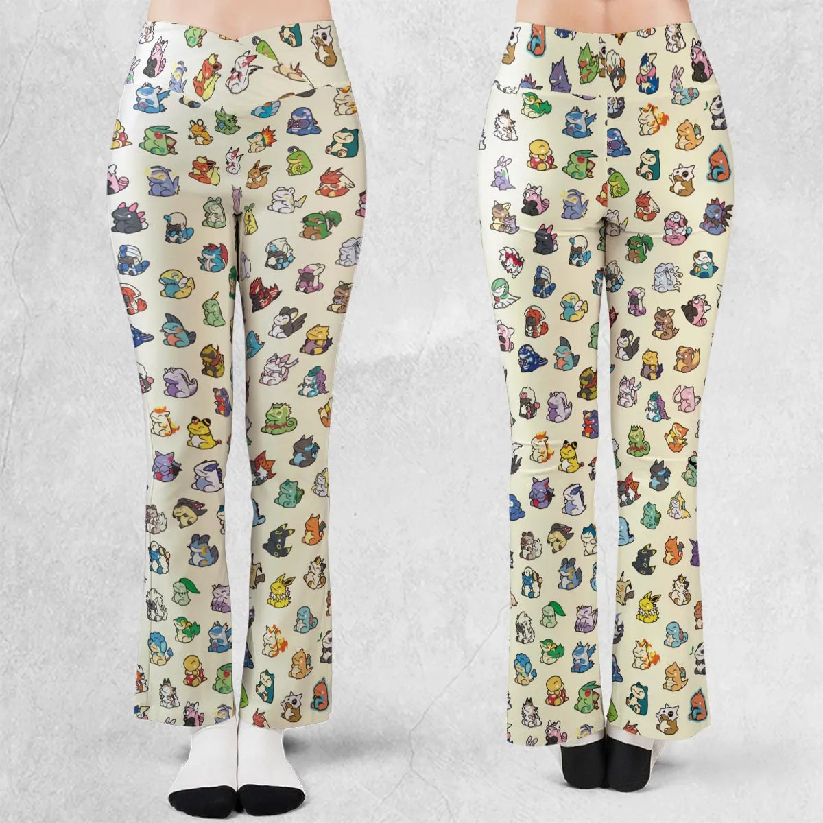 Pokemon In Substitute Style Flare Leggings