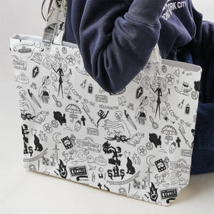 Buffy The Vampire Slayer Pattern Large Tote Bag