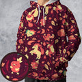 Fire Pokemon Pattern All-over Print Hoodie