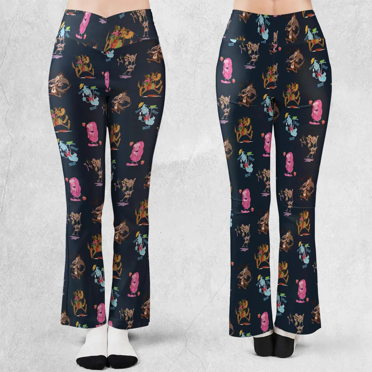 Funny Cereal Monsters Universal Monsters Flare Leggings