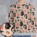 Leatherface The Texas Chainsaw Massacre Horror Pattern All-over Print Sweatshirt
