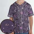 Pokemon Ghost-typen Gengar Banette Litwick Mismagius Unisex Baseball Jersey