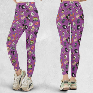 Beetlejuice Cartoon Vintage Legging